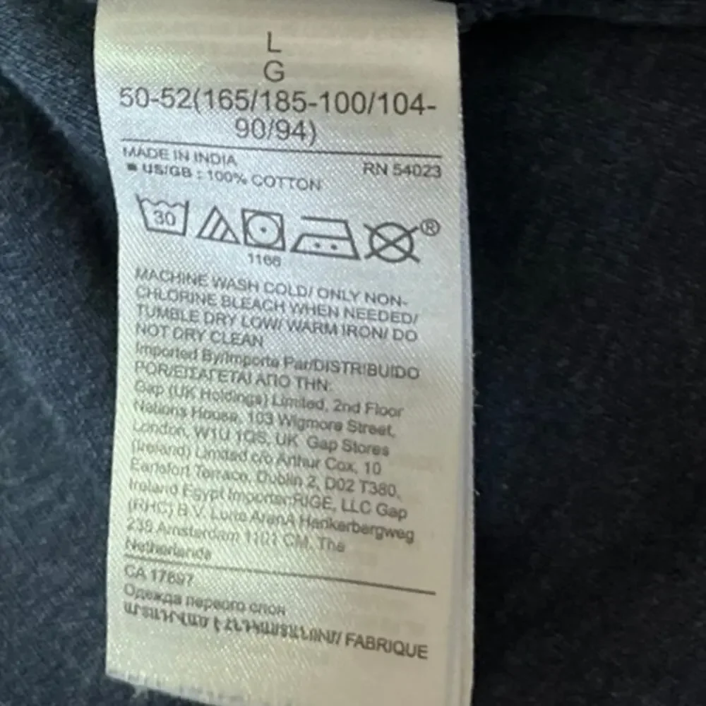 Banana Republic Luxury Touch Men's Blue Short Sleeve Performance T-Shirt Top L